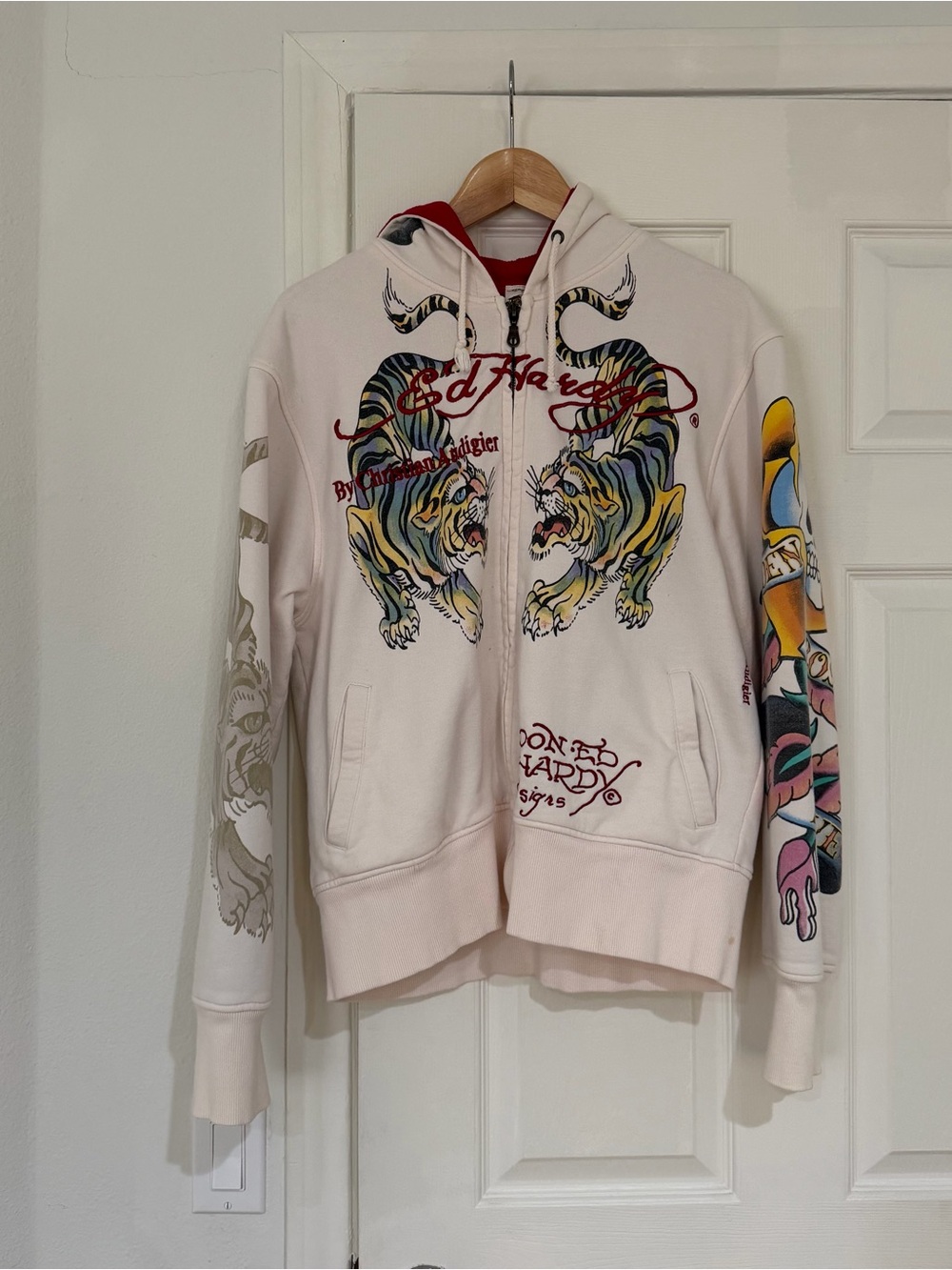 Christian Audigier Zip Hoodie Y2K
